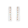 Pierneras Ajustables Vintage con Botón Estilo Subcultura Calcetines Lisos para Pantorrilla para Mujer Verano con Abertura Lateral Calcetines Holgados