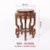 Estante de Flores para Interiores Madera Maciza Estilo Chino Sala de Estar Clorofito Varilla Verde Acuario Jarrón Flor Bonsái Base Soporte Redondo Soporte de Piso
