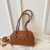 Bolso de Axila con Patrón de Diamantes 2026 para Mujer, Bolso de Mano Versátil de Alta Gama para el Trabajo con Diseño Único