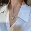 Colar de Metal Pequeno Simples Amor Design de Nicho Feminino Corrente de Colar de Entrada Luxuosa Colar Elegante Versátil Joia