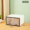Bainabang Caixa de Armazenamento de Mesa Superior Multiespecificação Quadrada com Gaveta Empilhável Armário de Armazenamento à Prova de Poeira Caixa de Armazenamento Combinada