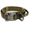Collar para Perros Grandes Ajustable de Alta Resistencia con Asa Diseño Táctico para Entrenamiento y Uso en Exteriores