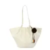 Bolsa feminina retrô de grande capacidade, nova bolsa tote de ombro casual para o outono de 2026, bolsa tote de ombro elegante e simples para o dia a dia