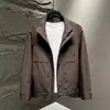 Chaqueta de Primavera y Otoño para Hombre 2026 Nuevo Estilo Coreano Chaqueta de Cuello Alto Ropa de Trabajo para Hombre Casual Versátil Abrigo Superior Chaqueta de Moda