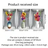 Pegatinas de Pared Personalizadas de Plantas Verdes en Maceta, Plantas Verdes y Flores en Maceta Tridimensional 3D Tríptico Arte Decorativo de Pared, Contáctenos para Consulta