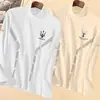 Camiseta Base Versátil de Manga Larga de Color Sólido de Doble Cara de Forro Polar Ins-Trendy de Cuello Medio Alto para Hombre DeRong Otoño/Invierno 2025