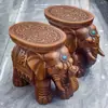 Taburete de Elefante para Sala de Estar en Casa, Taburete Adorno de Elefante Atractor de Fortuna, Taburete para Cambiar Zapatos, Se Puede Usar como Artículo de la Suerte en la Entrada