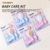 Traje para Cuidado de Bebés Niños Lima de Uñas para Bebé Cabina de Uñas Botella Pulverizadora para Lavado Peine Cepillo Combinación de Traje