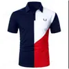 Camisa Polo Nueva de Manga Corta para Hombre Transfronteriza con Solapa Estampada en 3D y Transpirable, Moda Casual