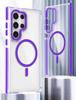 Adequado para Capa de Celular Samsung S26U, Capa Magnética, Capa de Celular S25U, Capa Protetora Transparente, Capa Tudo Incluído com Carregamento Sem Fio 56