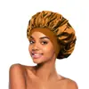 Gorro de Satén Extra Grande para Dormir para Mujer Borde Elástico Ancho Alta Elasticidad Gorro Nocturno Gorro para el Cabello para el Cuidado Diario del Cabello