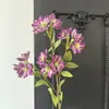 Nuevo Tipo de Flores Artificiales de Clemátide para Bodas, Decoración del Hogar, Flores Falsas para Comercio Transfronterizo, Flores Artificiales de Seda