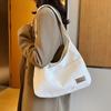 Sacola de grande capacidade para mulheres 2022 nova moda bolsa casual estudante classe bolsa de lona de ombro para mulheres
