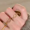 Anillo de Calabaza Qi Púrpura Este Viene Anillo para Dedos Femenino Diseño de Nicho Ins Estilo Chino Nuevo Moda Esmalte Temperamento Retro Estilo Nacional Anillo