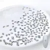 Mini joyería de uñas de circonita de tamaño pequeño, con fondo plano invertido, diamante de ojo de caballo, diamante blanco en forma de diamante, joyería de uñas para arte, mezclada al por mayor