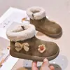 Nuevas Botas de Nieve para Niños Otoño 2026 con Forro Polar Adicional y Engrosamiento para Niñas, Zapatos de Algodón, Suela Suave Antideslizante, Zapatos para Bebé, Botines Cálidos