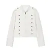 Ropa de mujer estilo europeo y americano, chaqueta versátil con cremallera y cuello alto suave, novedad de otoño 2026 para ir al trabajo