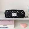 Bolsa Cosmética Pequeña Fresca de Mano para Niñas, Bolsa de Almacenamiento Portátil de Gran Capacidad, Estuche para Lápices de Papelería para Estudiantes, Bolsa para Productos de Cuidado de la Piel para Niñas