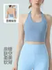 Sutiã Esportivo Feminino Fitness Gola Alta Costas Duplas Cruzadas Suporte Estilo Colete Justo Roupa de Yoga Top de Sutiã