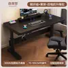 Escritorio de computadora de altura ajustable, adecuado para dormitorios, hogares y estudiantes; madera maciza, diseño minimalista, ideal para trabajo de oficina y escritura; escritorio gamer elegante