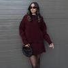 Suéter Moda Casual Transfronteiriço Europeu e Americano Outono e Inverno 2026 Novo Cor Sólida Multicor Elegante Gola Redonda Conjunto para o Dia a Dia