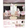 Decoração de primeiro aniversário para menina da Hello Kitty, tema em placa KT, balões da Hello Kitty, painel de balões para festa