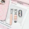 Adecuado para Pulsera Xiaomi 11, Nuevo Estilo Diamante Brillante Gato Kt Correa de Reloj 8/9/Nfc, Correa de Muñeca de Cuero Linda y Lujosa