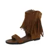 Botines frescos para mujer, de suela gruesa, estilo bohemio de moda, modelo nuevo Su 2026, destalonados, marrones
