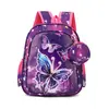 Mochila Pequeña Modelo Nuevo 2026 con Estampado Dorado y Bolsa Pequeña Colgante, Mochila Impresa de Gama Alta para Hombres y Mujeres, Modelo Popular de Exportación Mochila Pequeña