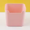 Caja de almacenamiento de escritorio creativa, portalápices de gran capacidad, caja de papelería con acabado de múltiples rejillas, caja de almacenamiento de maquillaje, portalápices de papelería