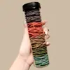 Elásticos de Cabelo Estilo Coreano, Alta Elasticidade, Borrachas Duráveis para Mulheres, Cordas de Cabelo que Não Puxam os Fios, Sem Marcas, Cordas de Cabelo de Couro, Acessórios de Cabelo