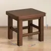 Taburete de Madera Maciza, Banco Pequeño, Taburete Cuadrado, Taburete Bajo, Taburete Pequeño para el Hogar, Taburete Pequeño de Madera, Taburete para Cambiar Zapatos, Banco Pequeño de Madera, Silla Infantil