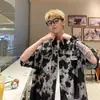 Camisas de Manga Corta, Estilo Coreano, Tops de Verano Holgados para Hombres y Mujeres, Camisas Retro Estilo Hong Kong con Protección Solar, Cárdigans