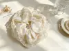 Ligas para el Cabello Trenzadas Florales, Scrunchies Estilo Coreano con Borde de Encaje, Ligas de Alta Elasticidad, Suministro al por Mayor, Directo del Fabricante
