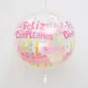 Nuevo Globo 4D de 22 Pulgadas Tridimensional de Cumpleaños Papel de Aluminio Película de Aluminio Artículos de Decoración para Fiesta de Cumpleaños Boda Venta al por Mayor Transfronteriza
