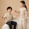 Camisa cálida para niños y niñas, camiseta interior para niños pequeños y medianos, pijama de estudiante para niñas, top de cuello alto para niñas, ropa cálida de una sola capa para otoño e invierno