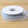 Dia dos Namorados Chinês Fita de organza com renda ondulada de 2,5 cm para embalagem de flores, DIY de presentes, confeitaria de bolos e fita decorativa