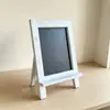 Pizarra pequeña de doble cara de madera para mensajes domésticos, para tiendas, carteles comerciales, tablero de dibujo para niños, tablero de escritura para dibujar para bebés