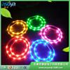 Coleira luminosa de LED para animais de estimação, coleira luminosa de silicone recarregável via USB, fornecedor direto do fabricante.