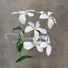 Simulação de jardim Monet branco, material para flores de auditório de casamento, plantio de flores de casamento, arte de flores Mori, chumbo de estrada, flores decorativas