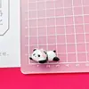 Acessórios de resina de panda fofo de desenho animado cola de creme feita à mão decoração de pingente de presilha de cabelo tiara para concha de celular diy