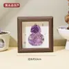 Enfeite Porta-Retrato Cabaça de Cristal, Lascas de Cristal Naturais, Exibição de Fortuna e Prosperidade, Decoração de Casa, Presente de Inauguração, Enfeite Atrai-Riqueza, Atacado