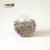 Frasco Transparente de Plástico para Mascotas de Grado Alimenticio 80ml Botella con Forma de Corazón Dulces para Panecillos Frasco Sellado de Plástico Transparente con Tapa