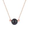 Collar de Ágata TikTok III para Mujer, Diseño de Nicho ins, Plata 925 Tricolor, Colgante de Lujo Ligero, Cadena para Clavícula
