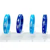 Pulseira de Silicone Tema Tubarão Oceano Festa de Aniversário Pulseira de Pulso Parque Aquário Pulseira de Borracha Promocional