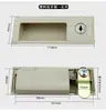 WT1506 Manija de Plástico Cerradura de Combinación Manija de Cerradura para Cajonera Cerradura de Puerta Manija de Cerradura Cerradura para Archivero Manija de Plástico