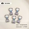 Lindos Utensilios de Cocina Pequeños, Cuchara, Batidor de Huevos, Espátula, Colgante, Collar, Pendientes, Cadena para Teléfono Hecha a Mano con Cuentas DIY, Accesorios para Colgar en Bolsos