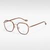 M2299 Montura elegante de estilo coreano, combina con todo, lisa, para miopía, para mujer, grados profesionales, cara redonda, adelgazamiento, montura de gafas lisa