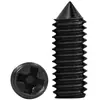 Aço Inoxidável 304 Zinco Preto Ponta Cruz Parafuso de Máquina Arroz Conjunto Preto Parafuso de Fixação Parafuso Superior M2M2.5M3M4