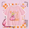 Camiseta de Manga Corta para Niño New Mario Transfronteriza Verano 2026 Nueva de Algodón Ropa de Verano para Niños Top Fino de Media Manga Moderno